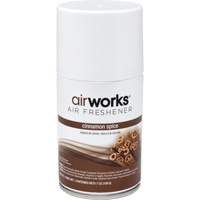 AirWorks&reg; Metered Air Fresheners, Cinnamon Spice, Aerosol Can Air Extreme Inc.