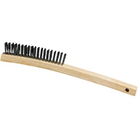 Brosse, Acier, 3 x 19 rangs de fils, Longueur 13-3/4" Air Extreme Inc.