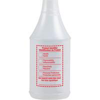 Bouteille &agrave; pulv&eacute;risateur ronde avec &eacute;tiquette SIMDUT, 24 oz Air Extreme Inc.