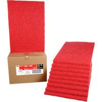 Carpet Bonnet Pad, 14" x 20", Buffing/Cleaning, Red Air Extreme Inc.