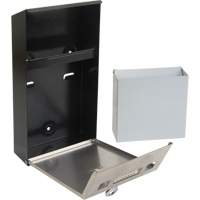 Smoking Receptacle, Wall-Mount, Stainless Steel, 1 Litre Capacity, 11-4/5" Height Air Extreme Inc.