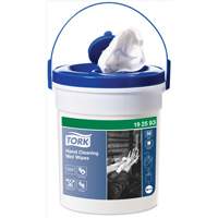 Hand Cleaning Wet Wipe Bucket, 58 Wipes, 10-3/5" x 10-3/5" Air Extreme Inc.
