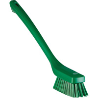Narrow Long-Handle Cleaning Brush, Stiff Bristles, 16-1/2" Long, Green Air Extreme Inc.