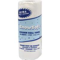 Essuie-tout pour cuisines de premi&egrave;re qualit&eacute; Snow Soft, 2 Pli, 85 Feuilles/rouleau, 8" la, 11" lo Air Extreme Inc.
