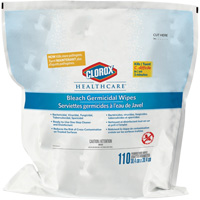 Healthcare&reg; Disinfecting Bleach Wipes Refill, 110 Count Air Extreme Inc.