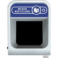 Configure Mixed Recycling Waste Container, Bulk, Steel, 45 US gal. Air Extreme Inc.