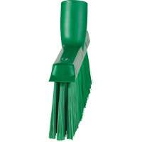 Dustpan Broom with Angled Thread, Medium Bristles, 10", Polyester, Green Air Extreme Inc.