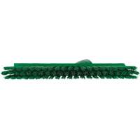Dustpan Broom with Angled Thread, Medium Bristles, 10", Polyester, Green Air Extreme Inc.