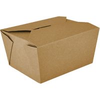 Kraft Take Out Food Containers, Corrugated, Rectangular Air Extreme Inc.