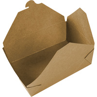 Kraft Take Out Food Containers, Corrugated, Rectangular Air Extreme Inc.
