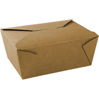 Kraft Take Out Food Containers, Corrugated, Rectangular Air Extreme Inc.