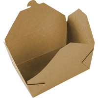 Kraft Take Out Food Containers, Corrugated, Rectangular Air Extreme Inc.