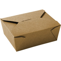 Kraft Take Out Food Containers, Corrugated, Rectangular Air Extreme Inc.