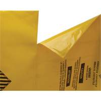 Hazardous Waste Liners, Asbestos, 40" L x 26" W, 3 mils Air Extreme Inc.