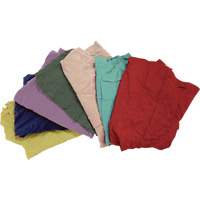 Recycled Material Wiping Rags, Fleece, Mix Colours, 25 lbs. Air Extreme Inc.