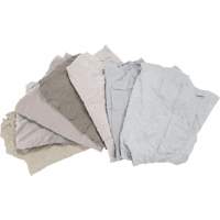 Recycled Material Wiping Rags, Cotton, White, 25 lbs. Air Extreme Inc.