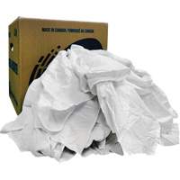 Recycled Wiping Rags, Cotton, White, 10 lbs. Air Extreme Inc.