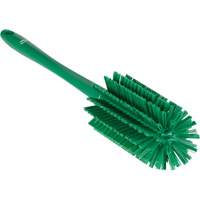 Medium Brush with Handle, Stiff Bristles, 17" Long, Green Air Extreme Inc.