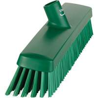 Push Broom Head, Fine/Stiff Bristles, 16-1/2", Polyester/Polypropylene, Green Air Extreme Inc.