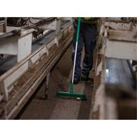 Push Broom Head, Fine/Stiff Bristles, 16-1/2", Polyester/Polypropylene, Green Air Extreme Inc.