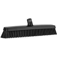 Push Broom Head, Fine/Stiff Bristles, 16-1/2", Polyester/Polypropylene, Black Air Extreme Inc.