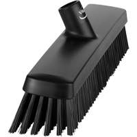 Push Broom Head, Fine/Stiff Bristles, 16-1/2", Polyester/Polypropylene, Black Air Extreme Inc.