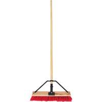 Push Broom with Braced Handle, 18", Medium, PVC Bristles Air Extreme Inc.