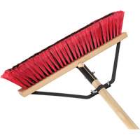 Push Broom with Braced Handle, 18", Medium, PVC Bristles Air Extreme Inc.