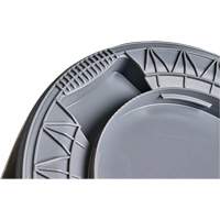 Grey Titan Garbage Container, Plastic, 20 US gal. Air Extreme Inc.