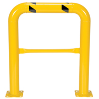 Garde-corps &agrave; profil &eacute;lev&eacute; pour machines, 3' la x 3,5' h, Jaune Air Extreme Inc.