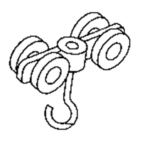 Rouleau double en acier pour rail de roulement de murs-rideaux Air Extreme Inc.
