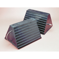 Wheel Chock, 9" x 8" x 6", Black Air Extreme Inc.