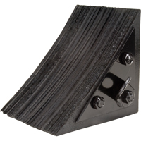 Wheel Chock, 8" x 8" x 8", Black Air Extreme Inc.