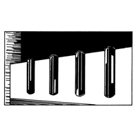 Extruded Rubber Dock Fenders, Rubber, 4-1/2" W x 12" L x 3-3/4" D Air Extreme Inc.