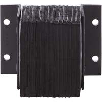 Laminated Dock Bumpers, Horizontal, Rubber, 12" W x 4" D x 10" H Air Extreme Inc.