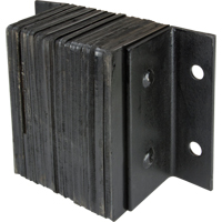 Laminated Dock Bumpers, Horizontal, Rubber, 12" W x 6" D x 10" H Air Extreme Inc.