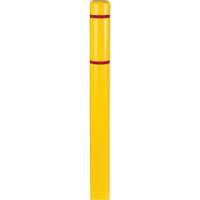 Polyethylene Bollard Covers, 4-1/2" Dia. x 52" L, Yellow Air Extreme Inc.