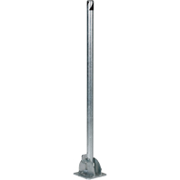 Butoirs repliables, Acier, 42" h x 1-3/4" la, Argent Air Extreme Inc.