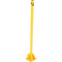 Butoirs repliables, Acier, 42" h x 1-3/4" la, Jaune Air Extreme Inc.