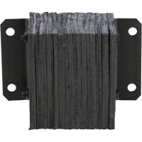 Laminated Dock Bumper, Horizontal, Rubber, 12" W x 6" D x 10" H Air Extreme Inc.