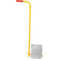 Aluminum Wheel Chock With Handle, 7" W x 11-7/8" D x 7-11/16" H Air Extreme Inc.