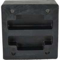 Molded Dock Bumper, Reinforced Rubber, 12" W x 4" D x 13" H Air Extreme Inc.