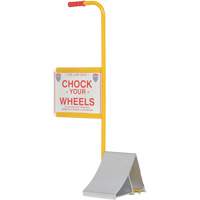 Wheel Chock with Handle & Sign, 7" W x 11-7/8" D x 7-11/16" H Air Extreme Inc.