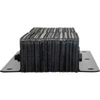 Laminated Dock Bumpers, Vertical, Rubber, 11" W x 4" D x 24" H Air Extreme Inc.