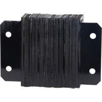 Laminated Dock Bumpers, Horizontal, Rubber, 12" W x 4" D x 10" H Air Extreme Inc.