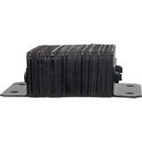 Laminated Dock Bumpers, Horizontal, Rubber, 12" W x 4" D x 10" H Air Extreme Inc.