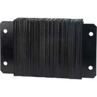 Laminated Dock Bumpers, Horizontal, Rubber, 18" W x 4" D x 12" H Air Extreme Inc.