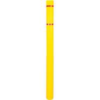 Polyethylene Bollard Cover, 4-1/2" Dia. x 64" L, Red/Yellow Air Extreme Inc.