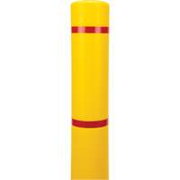 Polyethylene Bollard Cover, 4-1/2" Dia. x 64" L, Red/Yellow Air Extreme Inc.