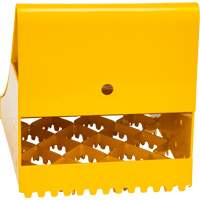 Ice Chocks, Steel, Yellow, 8-1/16" W x 10-5/8" D x 8-13/16" H Air Extreme Inc.